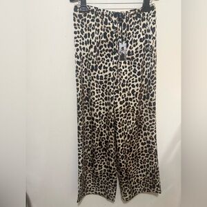 Sincerely Jules Leopard Print Flare Pants